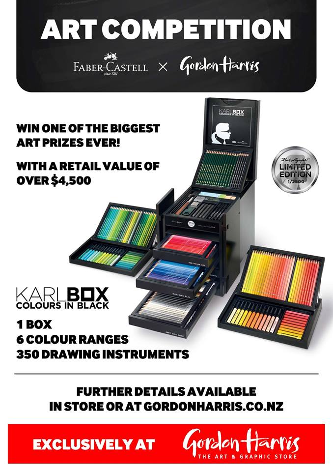 Faber-Castell KarlBox Colours in Black Set
